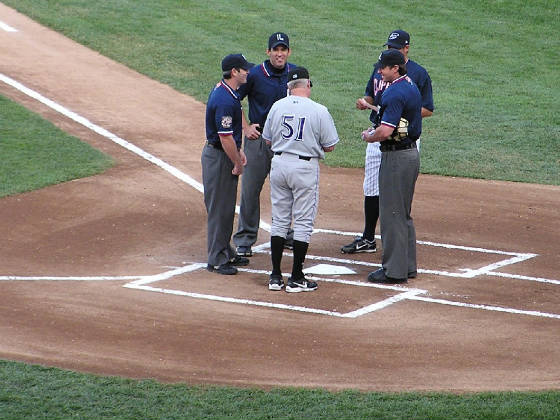 Exchanging the Line Ups - Cooper Stadium