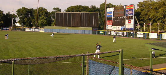 Pre game Warm ups - Cooper Stadium, Columbus, Ohio