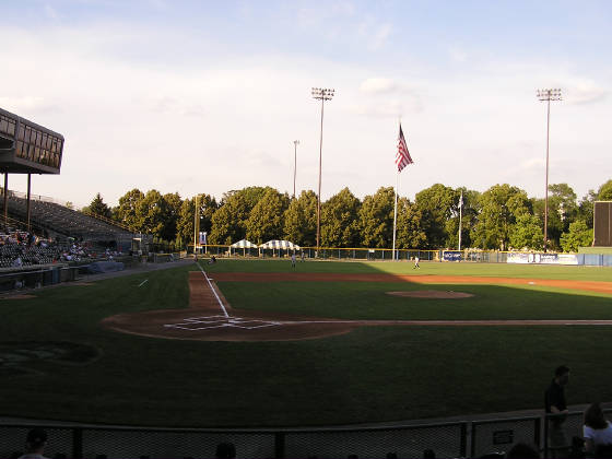 Looking towards LF at Cooper Stadium, Columbus