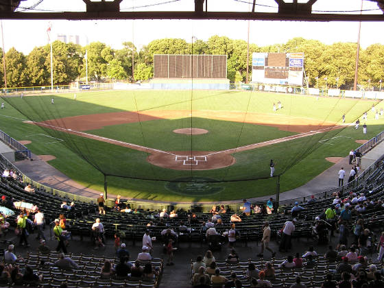 From the upper deck snack shack - Cooper Stadium